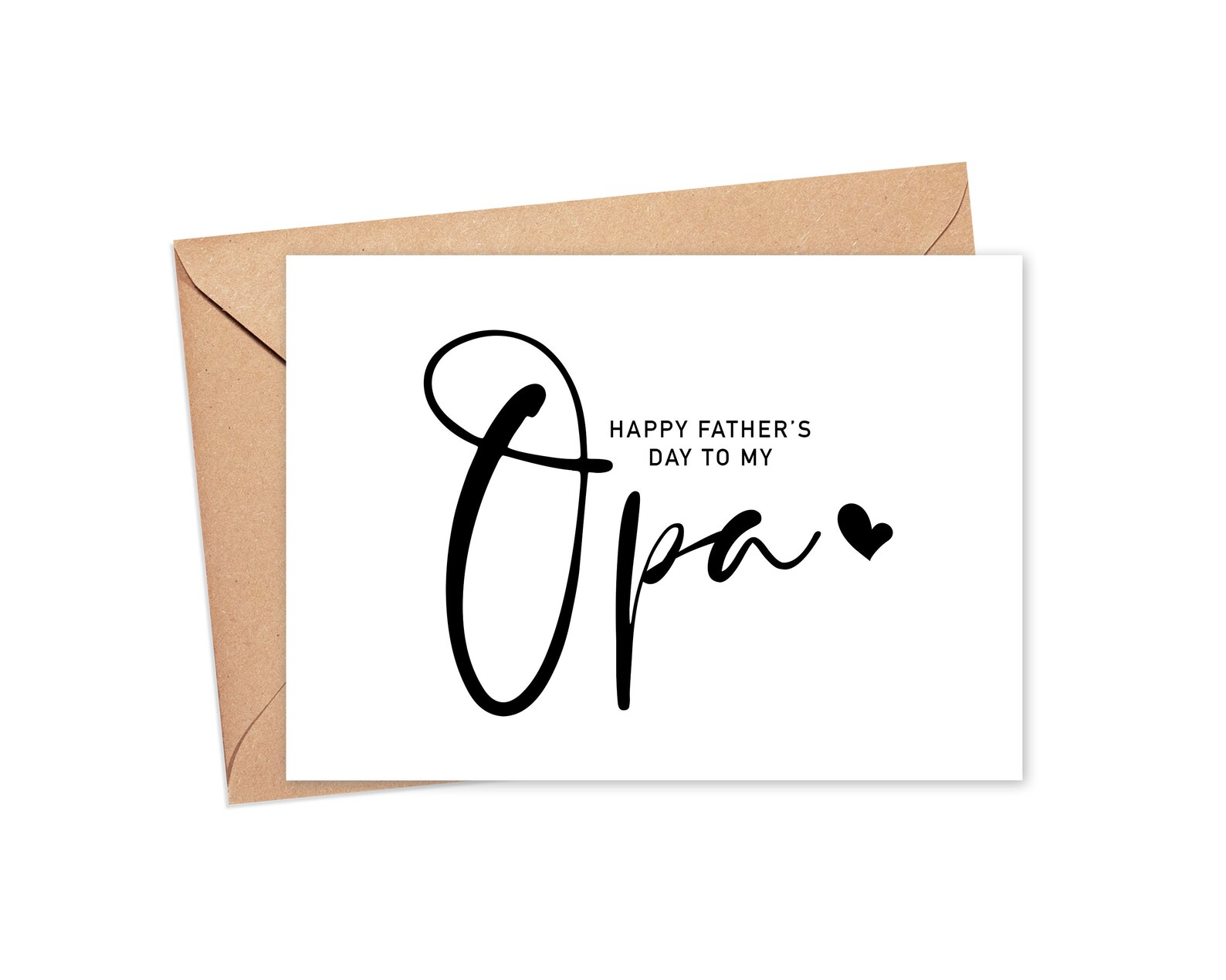 Opa's First Father's Day Card New German Grandparent | Etsy