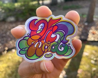 3 Beastie Boys Oh Word To The 5 Buroughs Rainbow Holographic Stickers