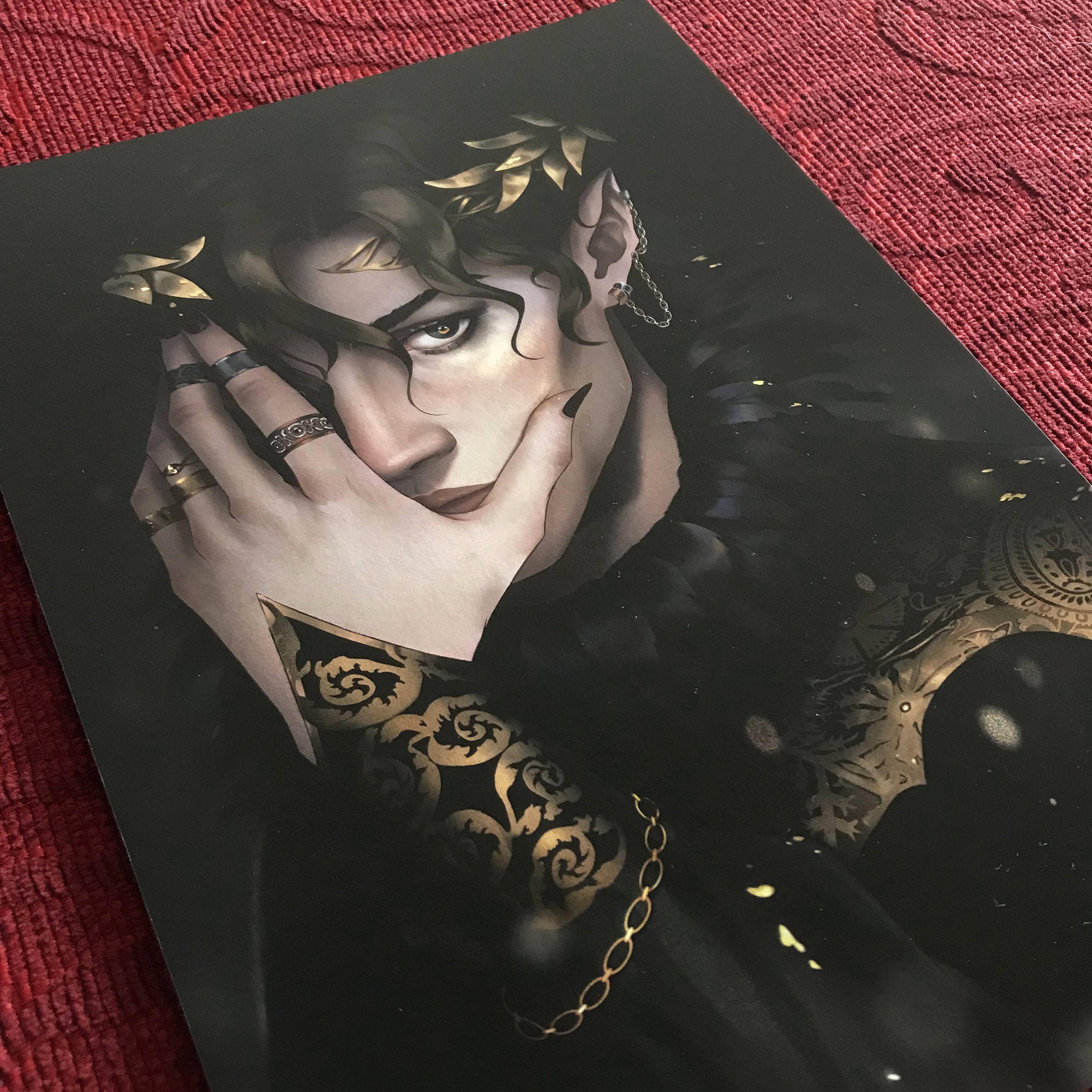 Cardan - Bookish Fae Prince Fine Art Print - Etsy Denmark