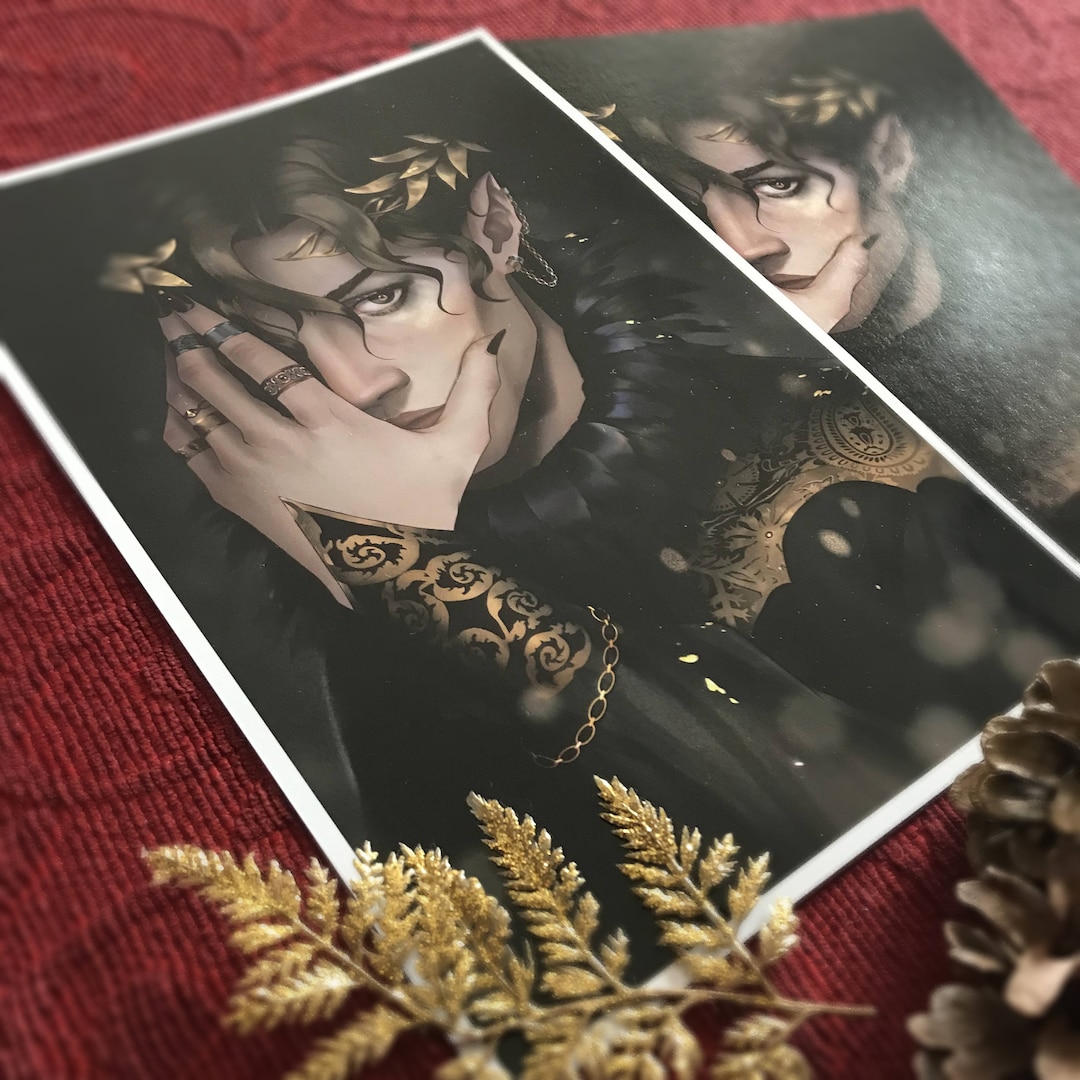 Cardan - Bookish Fae Prince Fine Art Print - Etsy