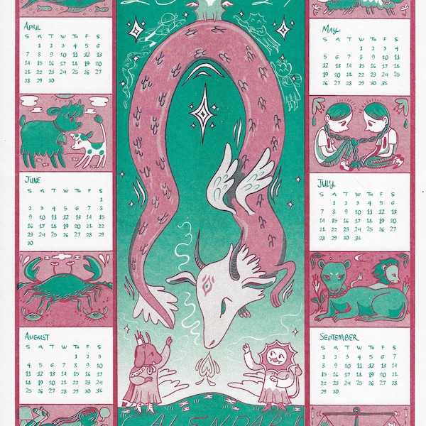 Risograph 2024 Calendar