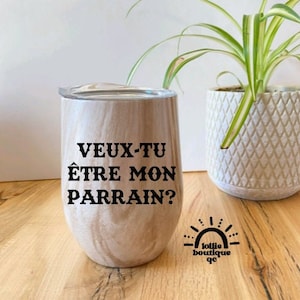 Décalque demande parrain /Godfather / veux-tu être mon parrain?