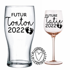 Decal Announcement Future Auntie / Future Uncle / 2025/2026 / Pregnancy Announcement
