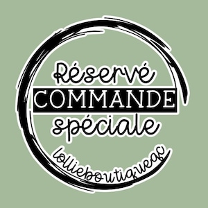 Commande spéciale RÉSERVÉ
