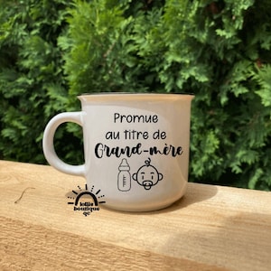 Décalque Promu(e) Grand-Père/Grand-Mère /Annonce bébé /Cadeaux personnalisés