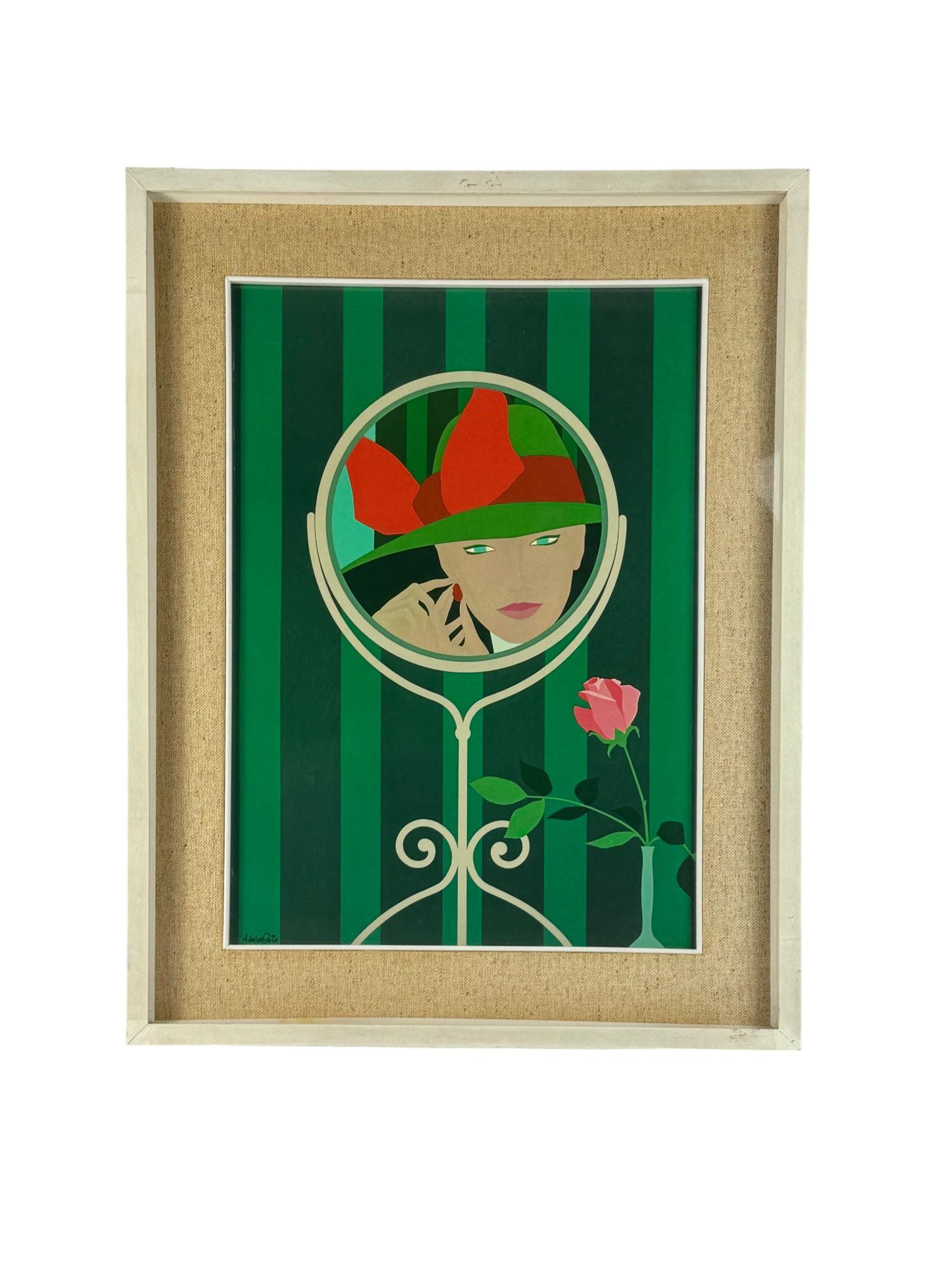 Amleto Dalla Costa、オリジナルのシルクスクリーン額装、ミラノ