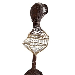 Mid-Century Korb Schaufensterpuppe, Posa Italien 1950er Jahre