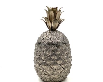 Silvered Pineapple Ice Bucket, Mauro Manetti Fonderie d'Arte, Italy 1970s