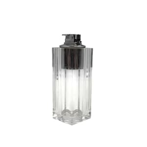 Clear Lucite table lighter, Italy 1970s