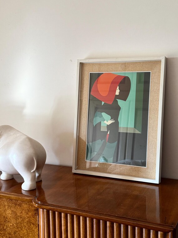 Amleto Dalla Costa、オリジナルのシルクスクリーン額装、ミラノ