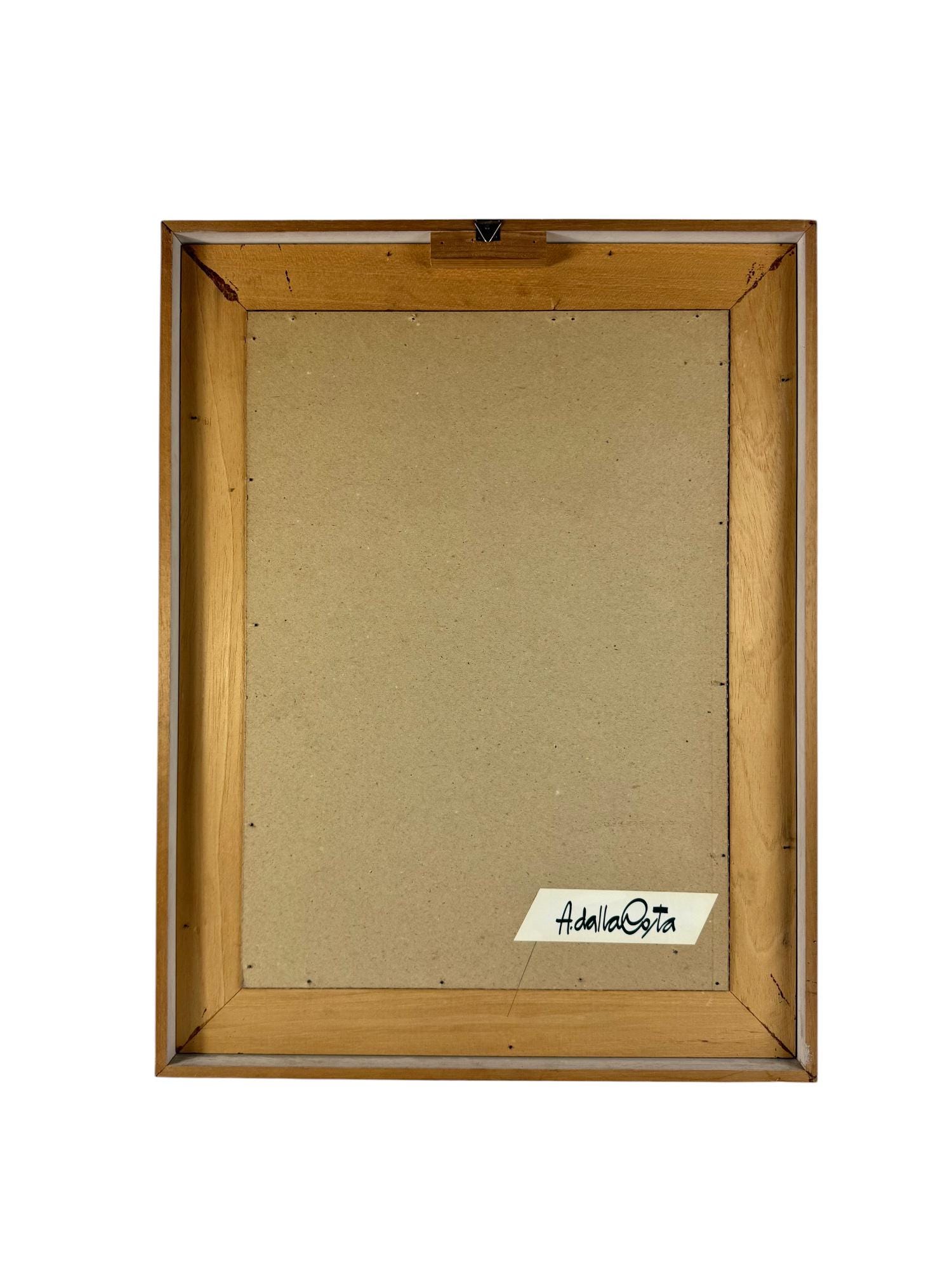 Amleto Dalla Costa、オリジナルのシルクスクリーン額装、ミラノ