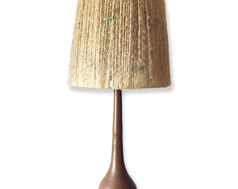 Mid-century monumental earthenware table lamp, France 1950s