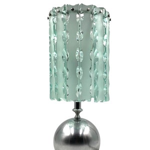 Max Ingrand, molded glass table lamp, Zero Quattro per Fontana Arte, Italy circa 1970