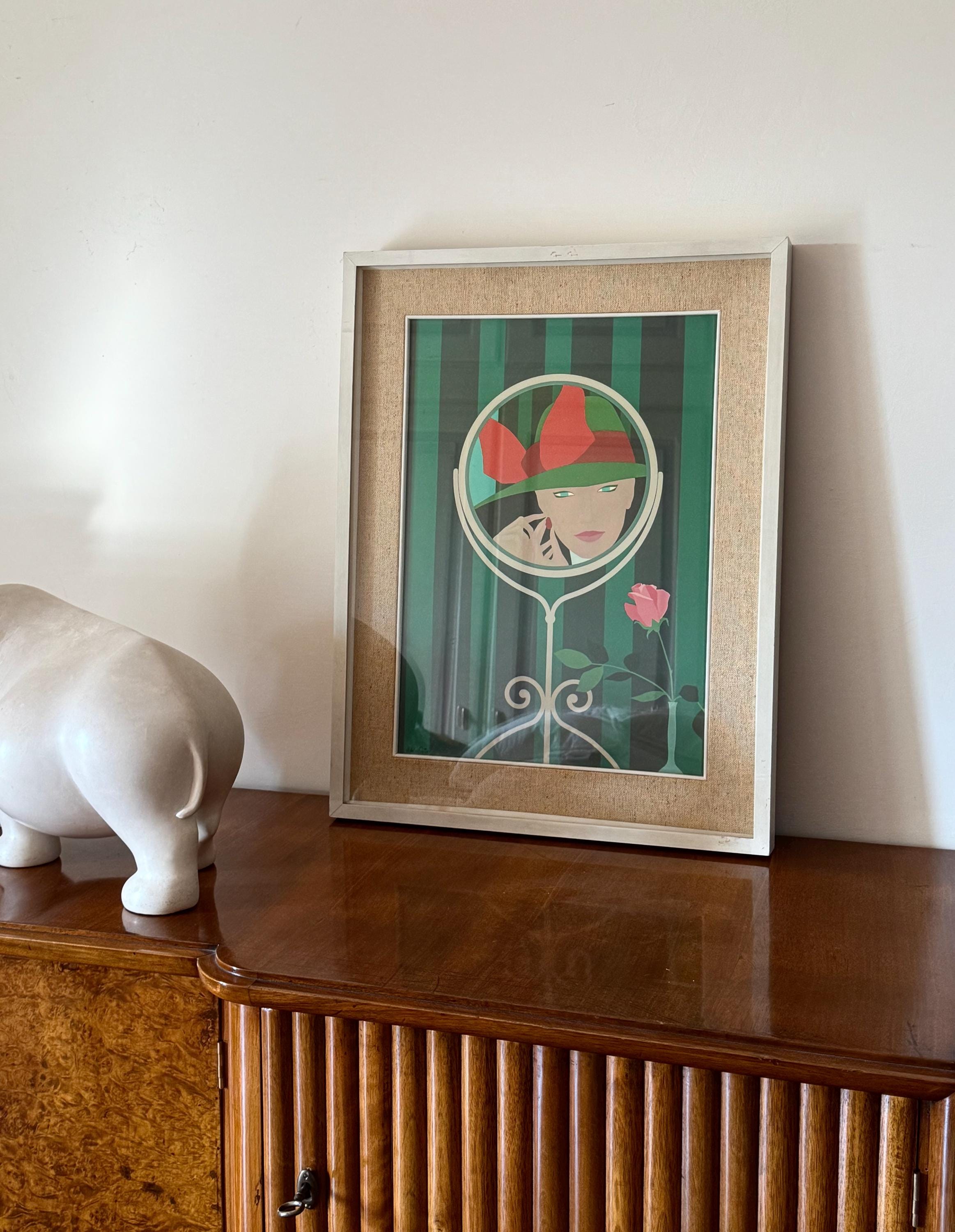 Amleto Dalla Costa、オリジナルのシルクスクリーン額装、ミラノ