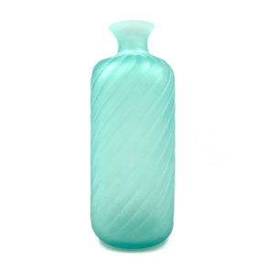 Gino Cenedese, Murano matglas aqua groene vaas, Cenedese, Murano Italië jaren '70