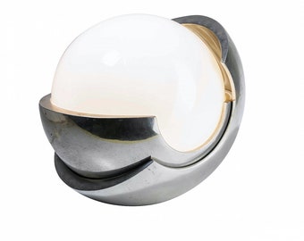 Giacomo Benevelli, 'Roto' Sculptural Table lamp, Gaetano Missaglia 1970, original signature