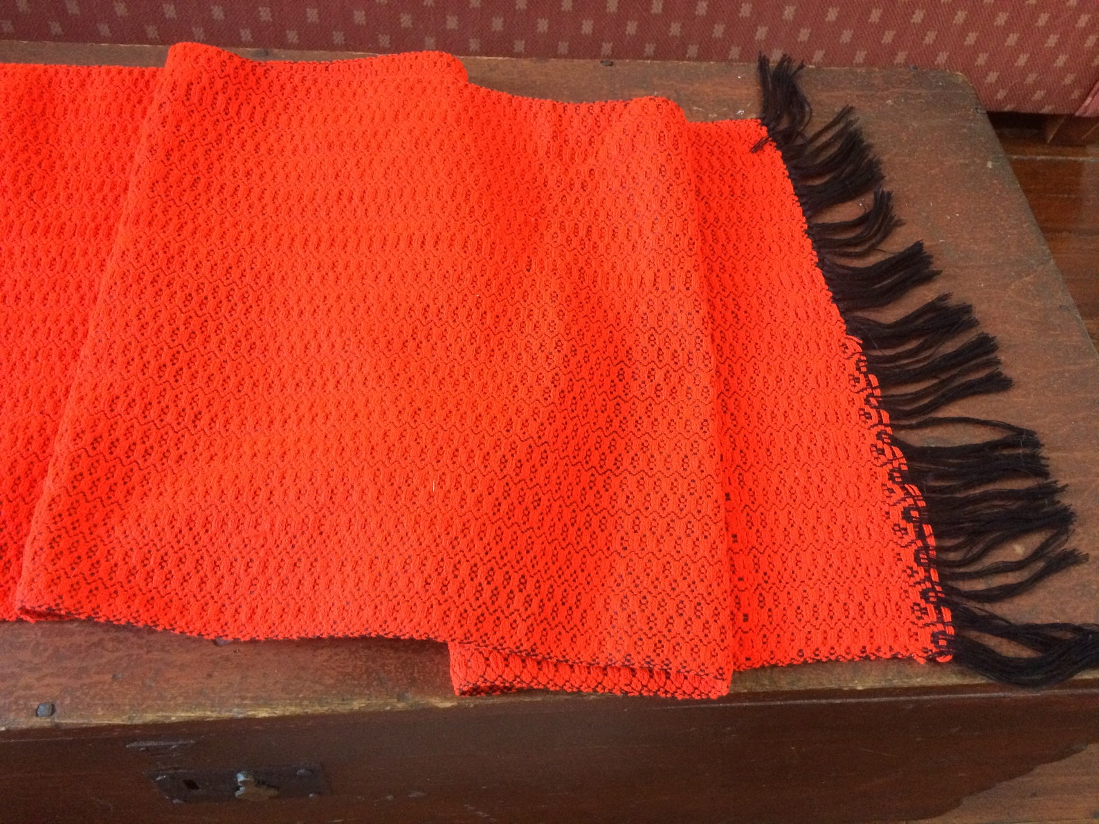 Handwoven Red Table Runner Indigenous Filipino Igorot | Etsy
