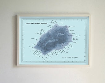 Isola di Sant'Elena (stampa)