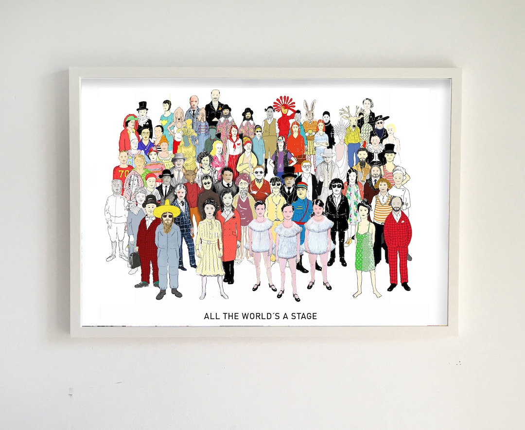 All the World is a Stage (poster) - Etsy