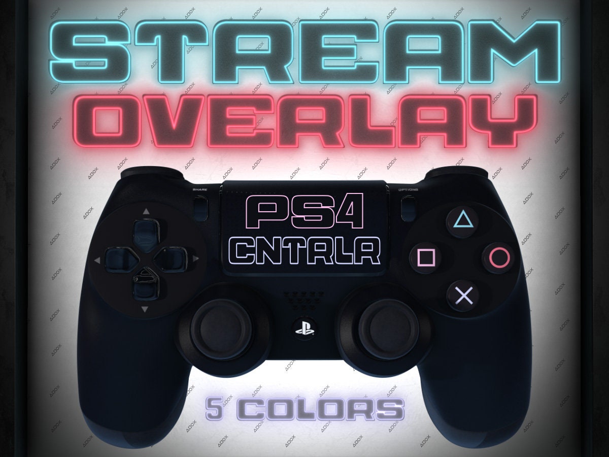 Stream Overlay PS4 Cntrlr Twitch - Denmark