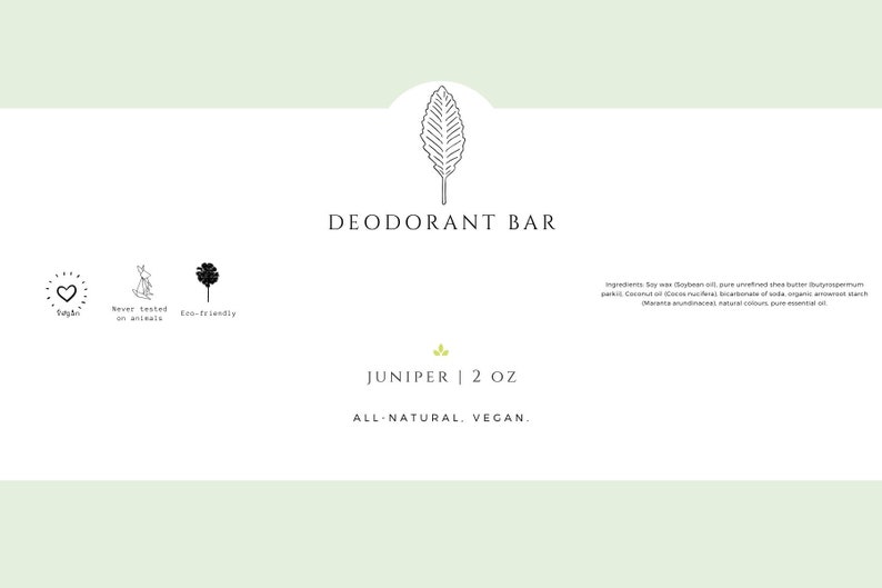 All-Natural Vegan Deodorant Bar image 4