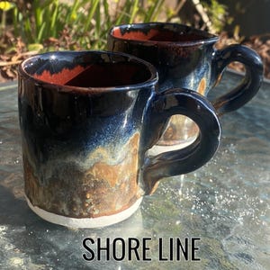 Double Espresso/Cortado Cups (90ml) Handmade Modern Porcelain  Espresso coffee cups various Glazes - (Height 6.5cm / diameter 5cm Approx)