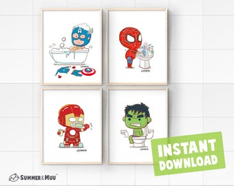 marvel comic bathroom accessories