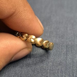 Pure Brass Heart Eternity Ring, Love Ring, Statement Ring, Eternity Ring, Wedding Band, Brass Ring Dainty Ring Gift for Her, Heart Ring
