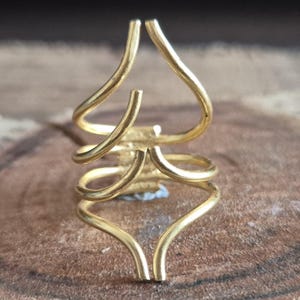 Pure Brass Arthritis Ring, Trigger Finger Rings, Designer Arthritis Ring, Mallet Finger Rings, EDS Finger Splint Rings, Brass Ring, Gift