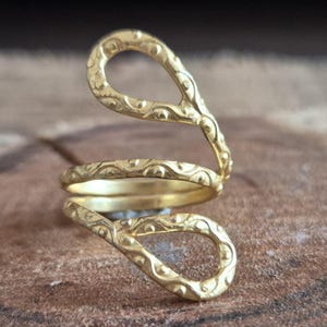 Pure Brass Arthritis Ring, Trigger Finger Rings, Adjustable Arthritis Ring, Mallet Finger Rings, EDS Finger Splint Rings, Brass Ring, Gift