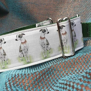 Willow Whippet Design By Bridgette Lee 40mm Full Martingale, Greyhound, Lurcher, Whippet, Saluki