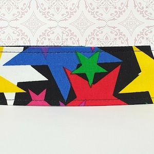 Black Stars Collar  50mm Full Martingale collar, greyhound , lurcher , whippet , saluki.