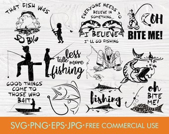 Download Free Svg Fishing for Cricut, Silhouette, Brother Scan N Cut