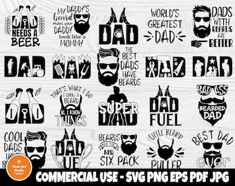 Download Dad Beard Svg Etsy