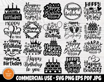 Download Birthday Svg Bundle Etsy