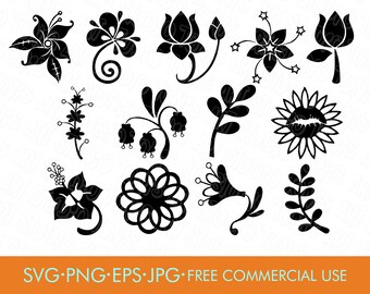 Download Free Hibiscus Svg Hibiscus Silhouette Hibiscus Clipart Floral Etsy SVG Cut Files