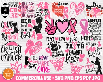 Download Cancer Svg Bundle Etsy