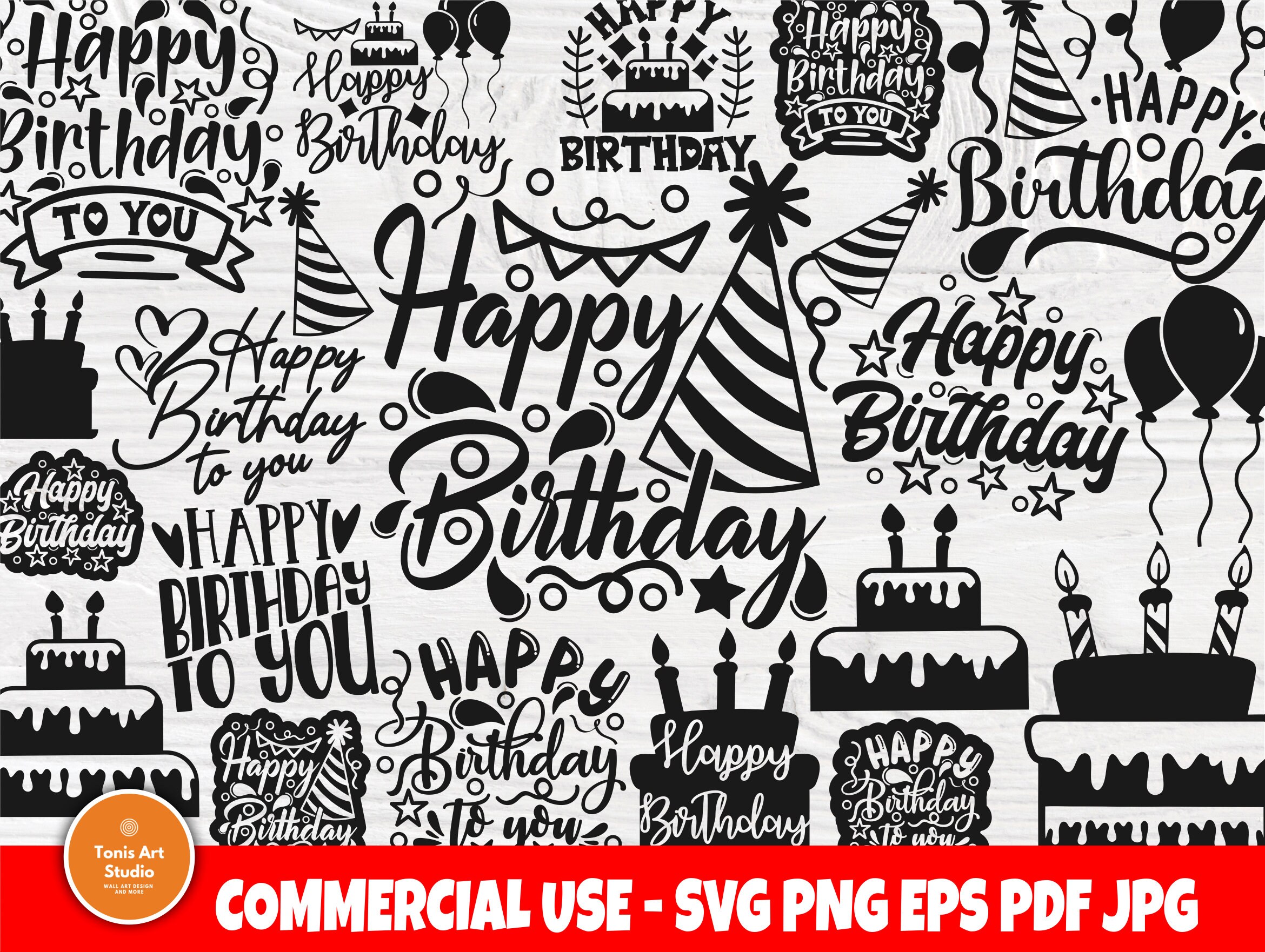 Download 20 Happy Birthday Svg Files For Cricut Silhouette