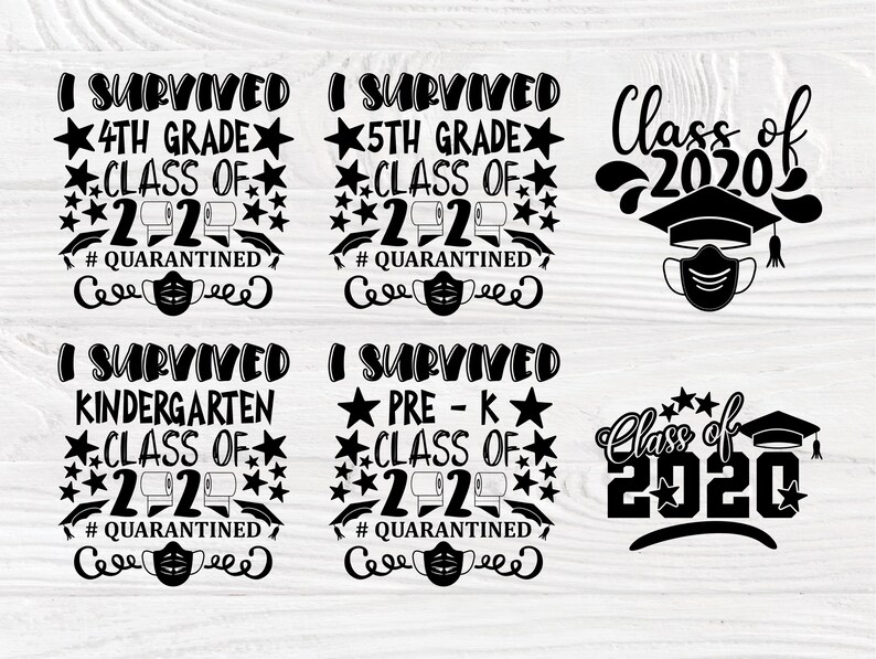 Download I Survived Class of 2020 SVG Quarantined Svg | Etsy