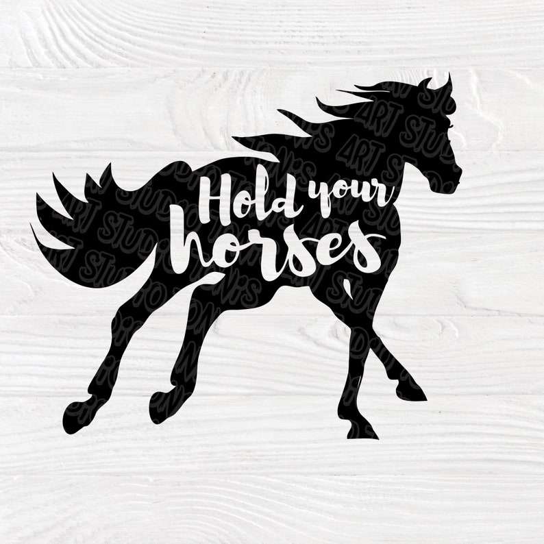 Download Hold your horses SVG Horse bundle svg Horse saying svg | Etsy