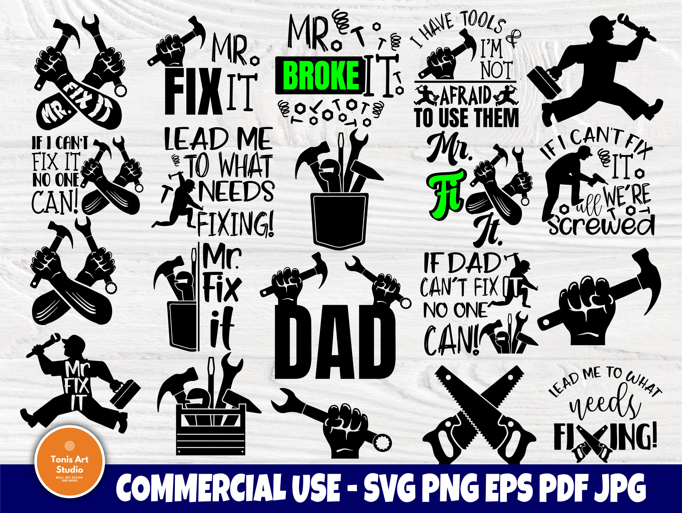 Download Dad Svg Handyman Svg Tools Svg Fathers Day Svg Etsy