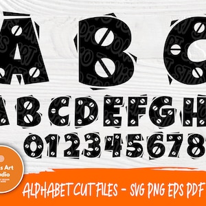 Police de construction SVG | Fichiers Svg | Alphabet du bâtiment | Lettres de construction Svg | Thème de construction anniversaire Svg | Chiffres Svg