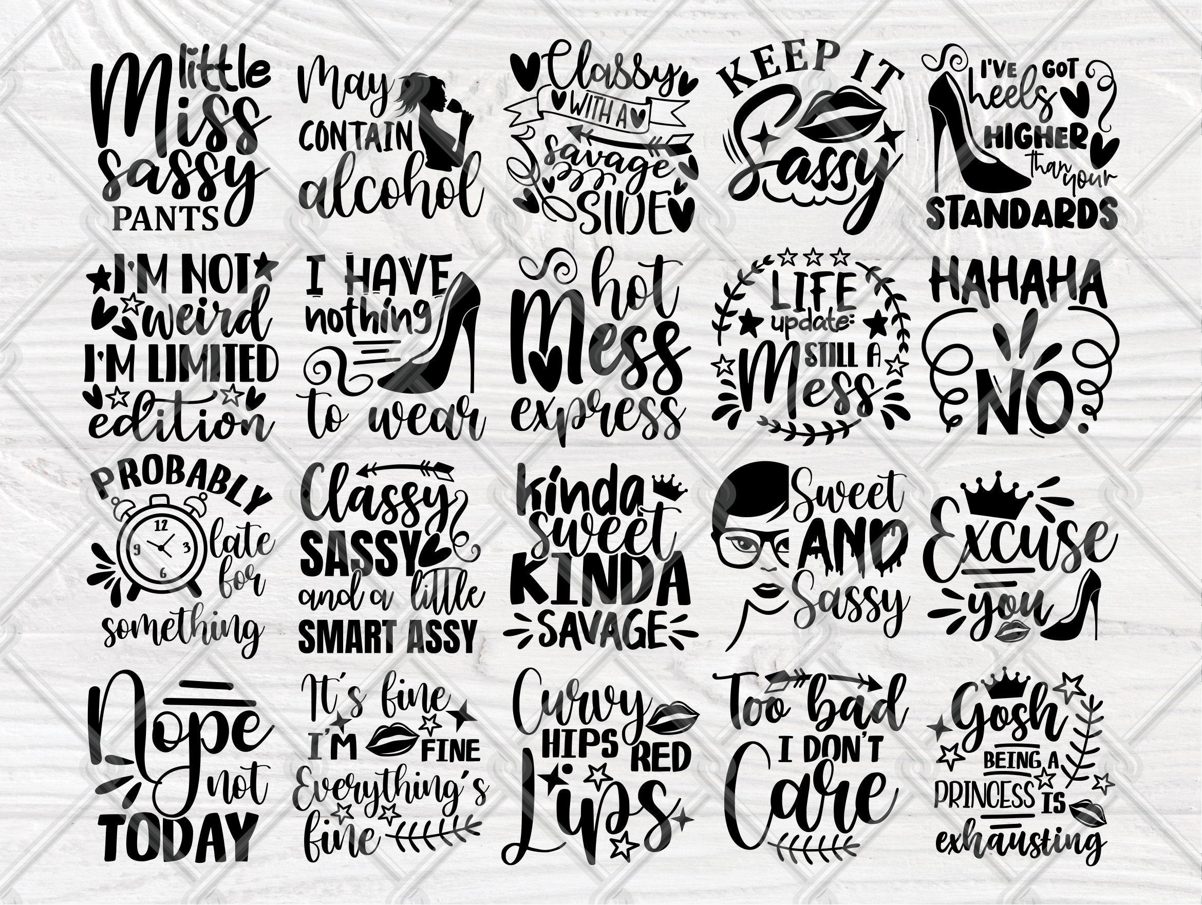 Download Sarcastic Svg Bundle Sassy Svg Png Funny Quotes