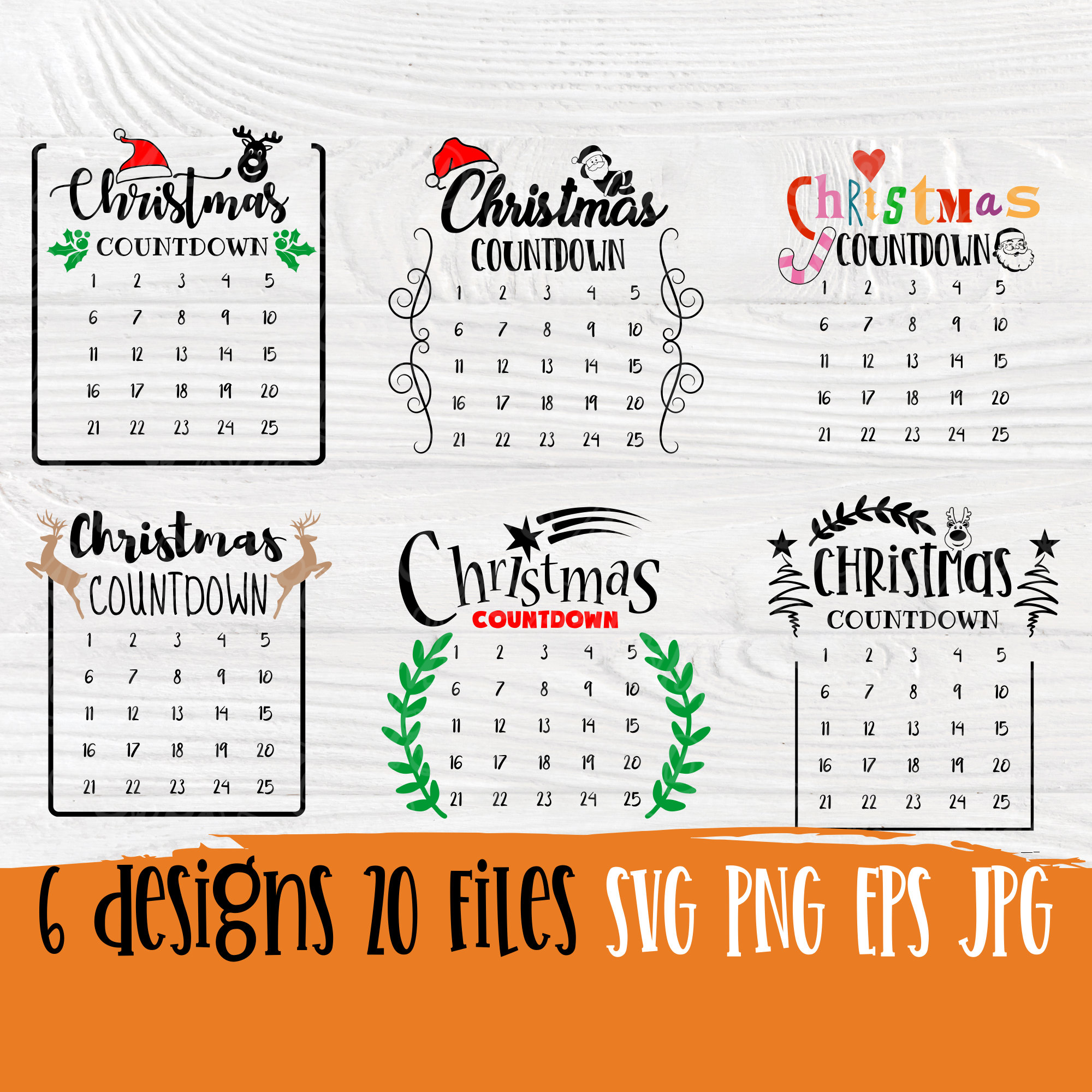 Download Christmas countdown SVG | Christmas svg | Christmas advent ...