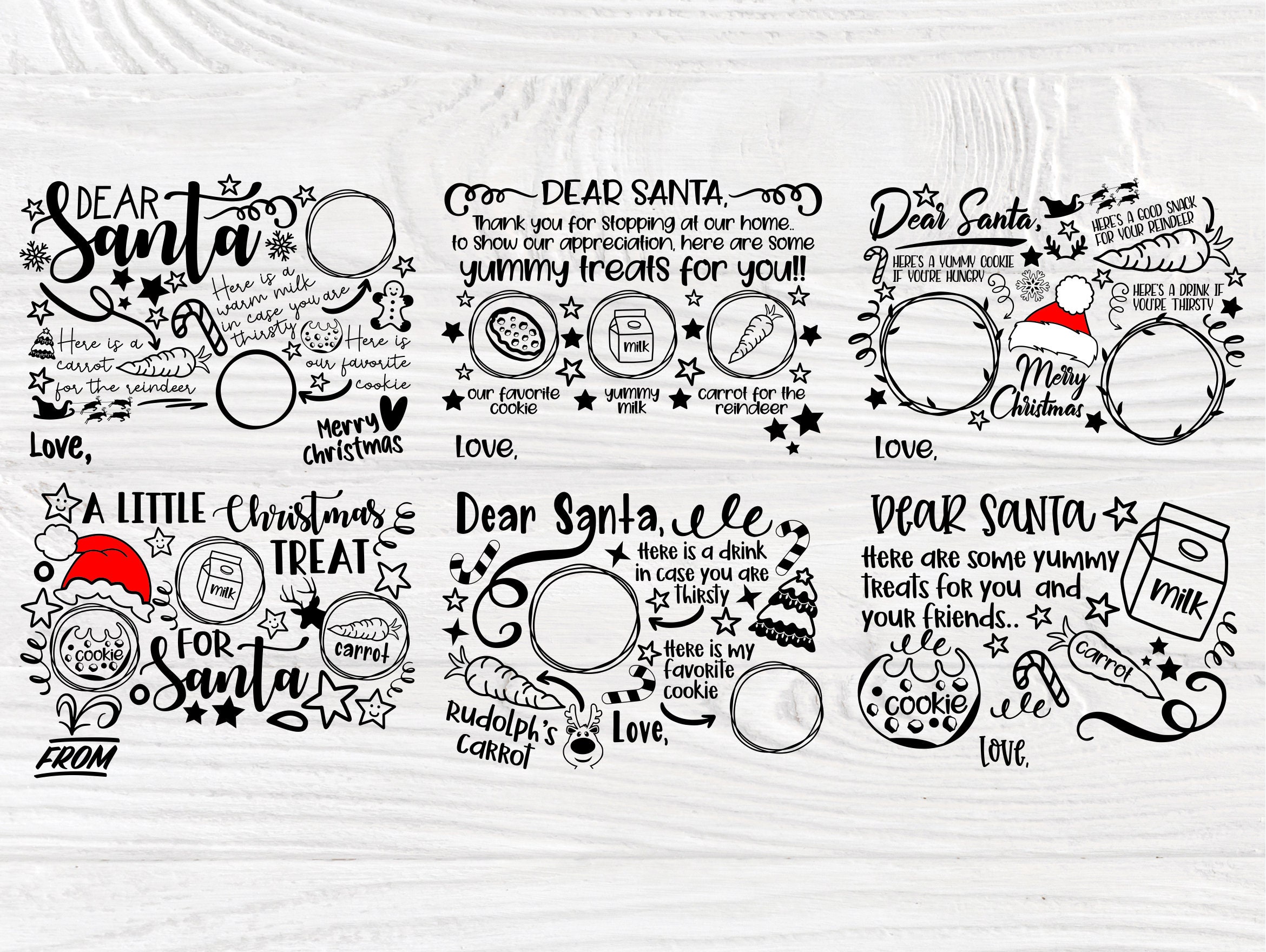 Download Dear Santa Tray Svg Bundle Christmas Svg Cookies
