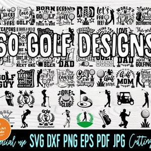 Golf SVG Bundle, Golfing Svg, Golfer Svg Quotes image 1