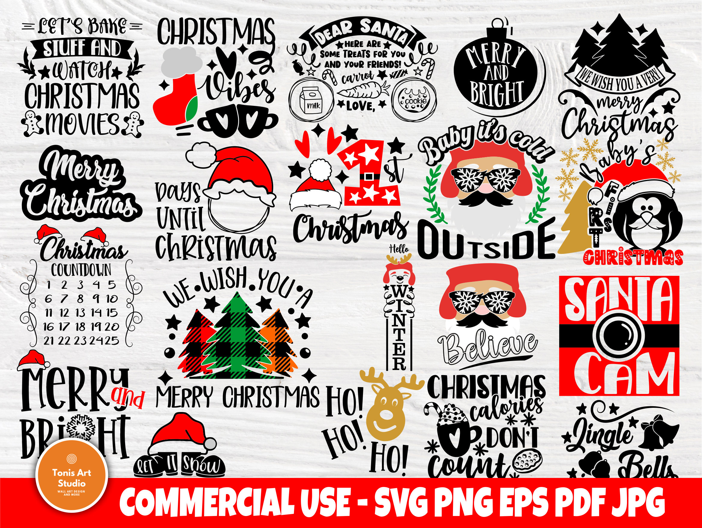 Christmas SVG Bundle, Funny Christmas Shirt Svg