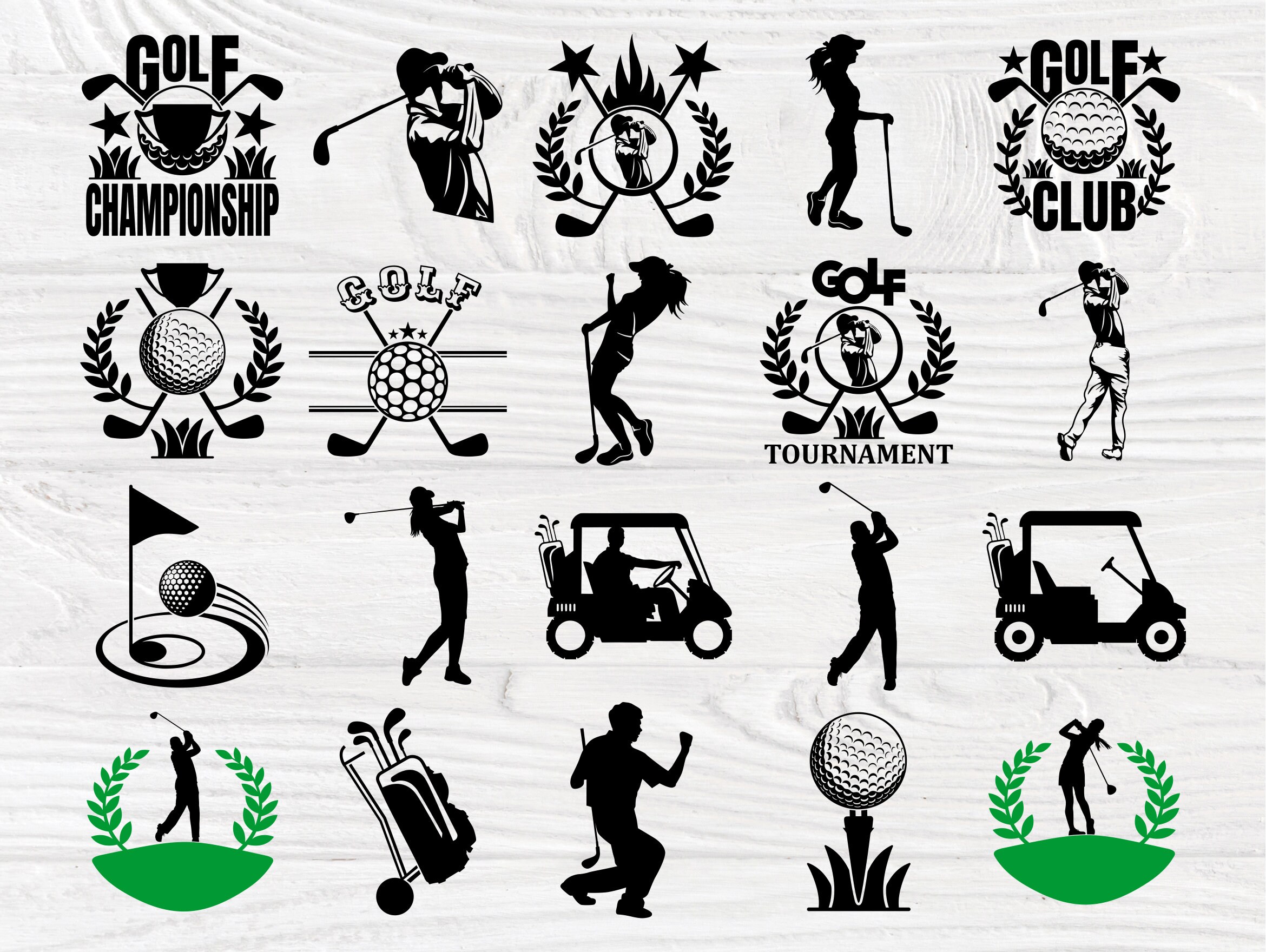 Download Golf SVG Bundle, Sports Svg, Logo Design Cut Files