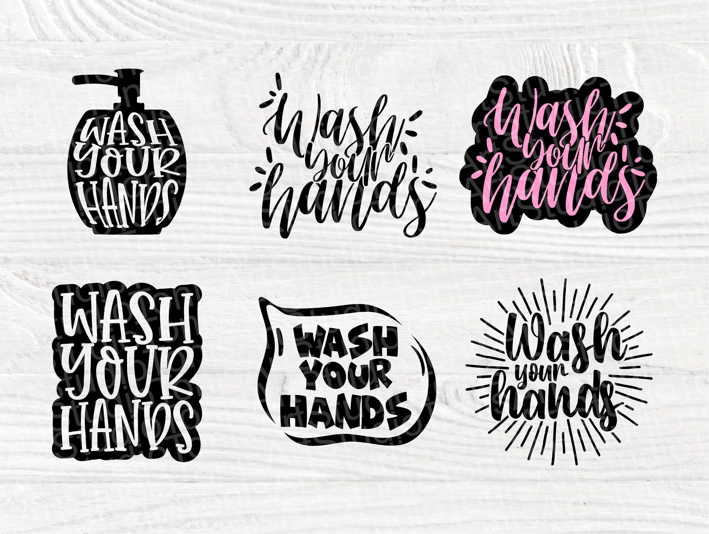 Download Wash Your Hands SVG Cut Files, Bathroom Svg Bundle