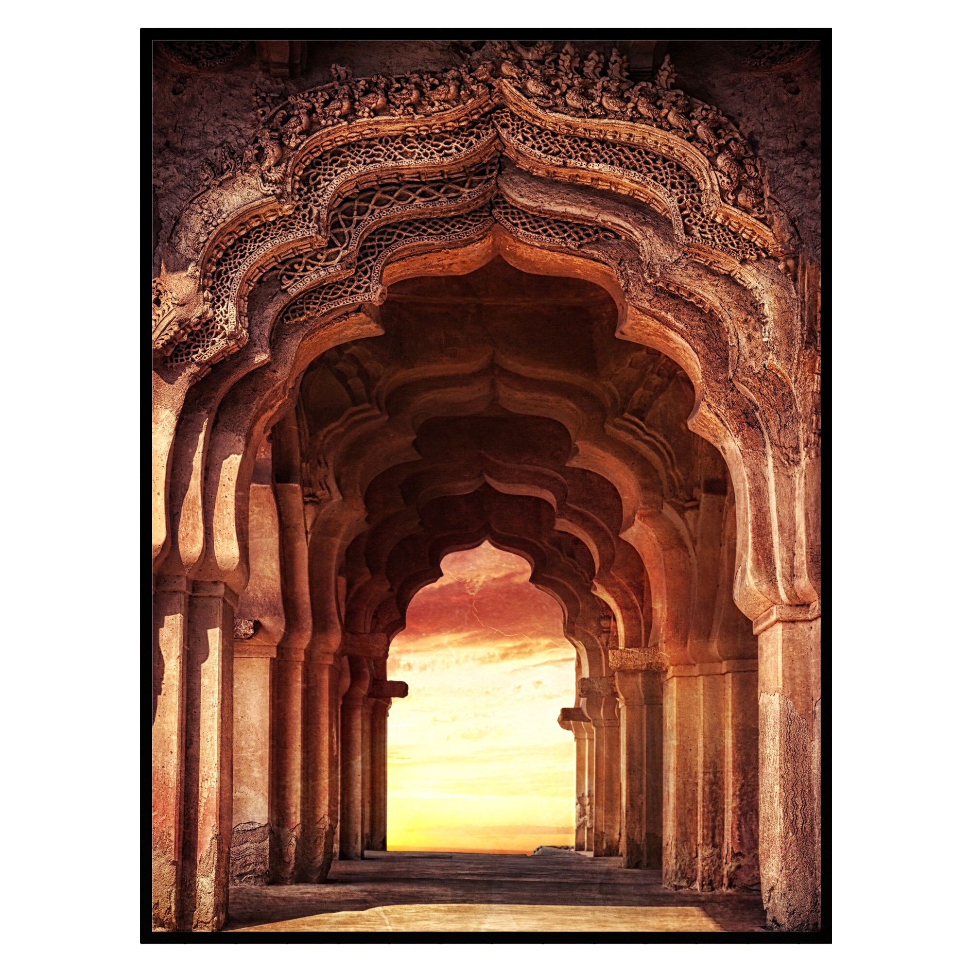 India Temple Print India Architecture Wall Art Boho Art | Etsy